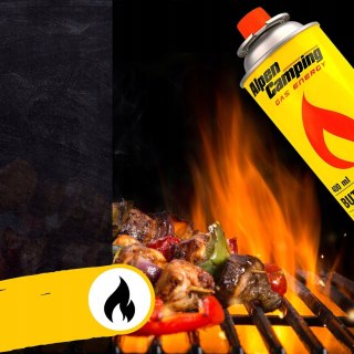 4 X GAZ KARTUSZ PALNIK NABÓJ GAZOWY NA KARTUSZE DO KUCHENKI PALNIKA 400ML