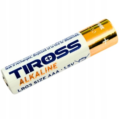 Bateria AAA alkaliczna MAŁY PALUSZEK Tiross (R3) 4 szt. małe PALUSZKI LR03