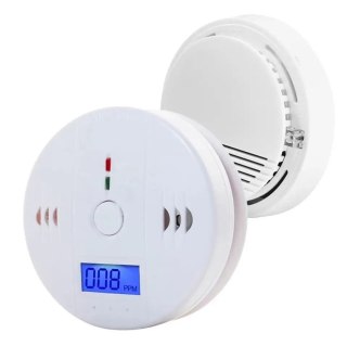 Czujnik Czadu LCD Certyfikowany Biały