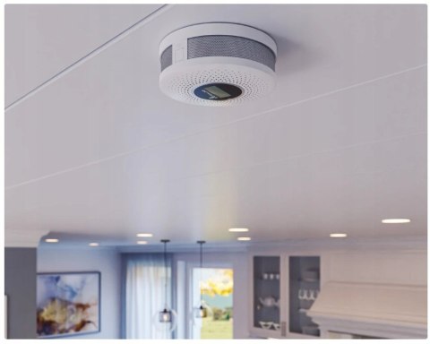 Czujnik Czadu i Dymu Detektor Tlenku Węgla Certyfikowany