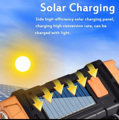 Latarka reflektor szperacz powerbank 38W HURRY-BOLT 100 lm LED COB 2400mAh