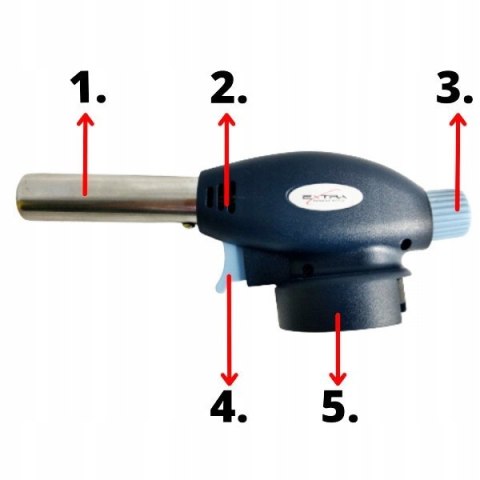 MINI PALNIK GAZOWY NA KARTUSZE + 6 GAZ KARTUSZ