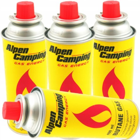 Mini Palnik Gazowy Na Kartusze Żeliwny Niebieski + 4 szt Gaz Kartusz zestaw