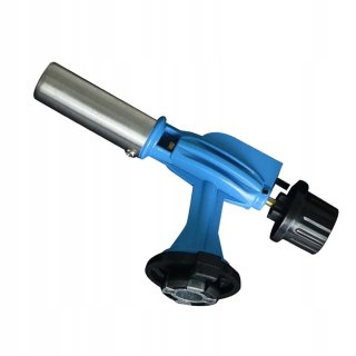 Mini Palnik żeliwny gazowy Blow Torch Flame Gun niebieski wytrzymały mocny