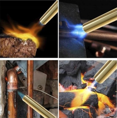 Palnik Gazowy Lutownica Opalarka Na Kartusz Gaz 6 szt.