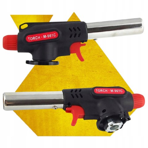 Palnik Gazowy Wielozadaniowy Lutownica 360° Na Kartusz Gaz 4szt.