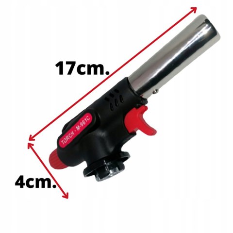 Palnik Gazowy Wielozadaniowy Lutownica 360° Na Kartusz Gaz 4szt.