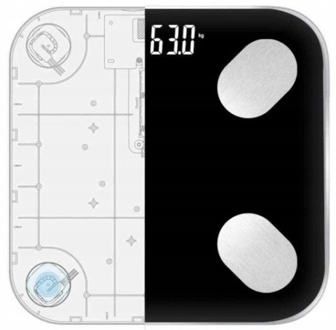 Waga łazienkowa bluetooth ANALITYCZNA WAGA ŁAZIENKOWA BLUETOOTH maks 180kg