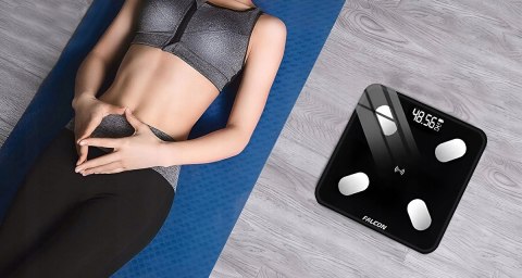 Waga łazienkowa bluetooth ANALITYCZNA WAGA ŁAZIENKOWA BLUETOOTH maks 180kg