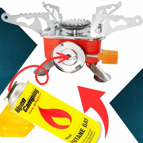 KUCHENKA TURYSTYCZNA GAZOWA PRZENOŚNA MINI GAZ 4SZT.