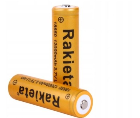 Ładowarka + 4 szt. Akumulator litowo-jonowy Rakieta 18650 12000 mAh