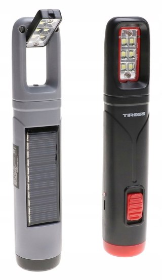 Latarka Akumulatorowa Solar Tiross 170 lm LED COB TS 2221