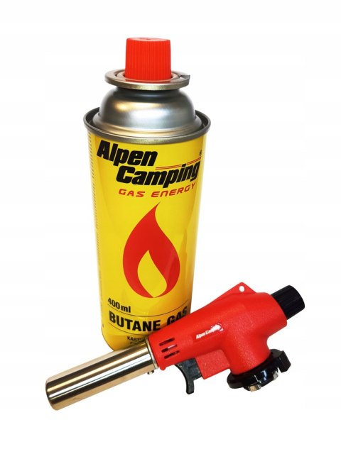 MINI PALNIK GAZOWY MARKOWY NA KARTUSZE ALPEN CAMPING VULCANO JAKOŚĆ MARKA