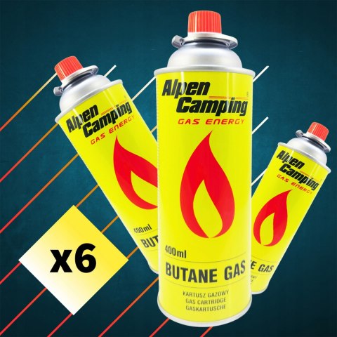 PALNIK GAZOWY DEKARSKI 360 6szt. Gaz Kartusz Nabój z Gazem