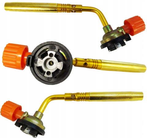 Palnik Gazowy Lutownica Opalarka Na Gaz Kartusz 6 szt. kompletny zestaw