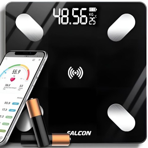 Waga łazienkowa bluetooth ANALITYCZNA WAGA ŁAZIENKOWA BLUETOOTH maks 180kg