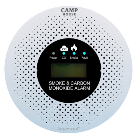 Czujnik Czadu i Dymu Detektor Tlenku Węgla Certyfikowany