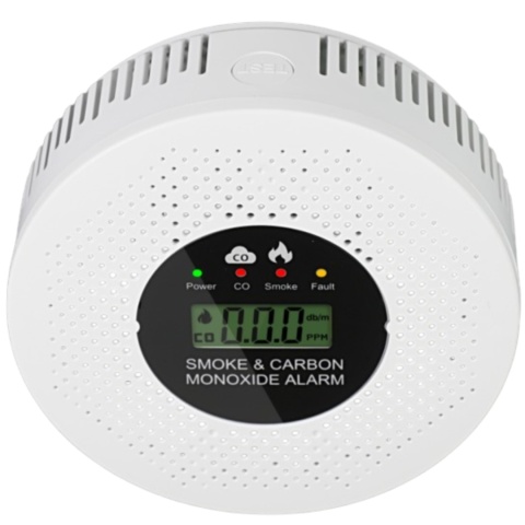 Czujnik Czadu i Dymu Detektor Tlenku Węgla Certyfikowany