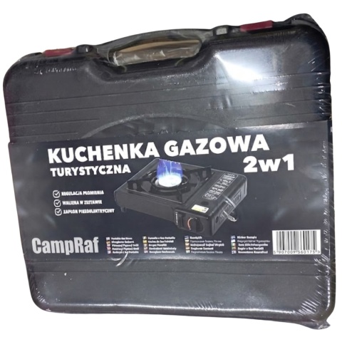 Kuchenka Gazowa Turystyczna 2w1 CR-1500 w Walizce
