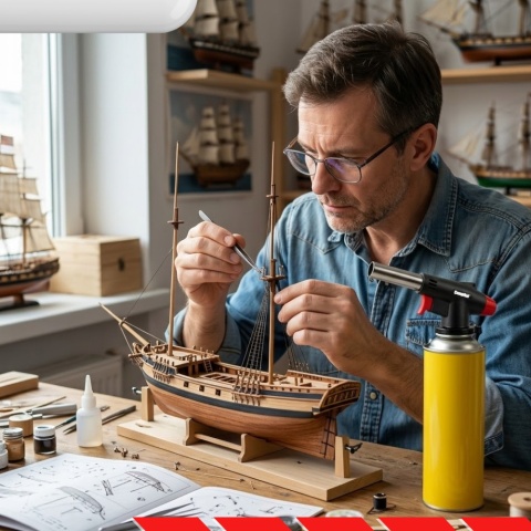 Palnik Gazowy z Ceramiką CampRaf CR1002 Lutownica Opalarka